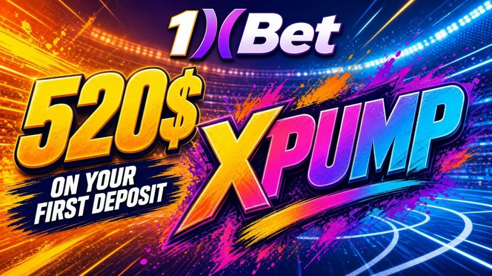 Where do you enter the 1XBET promo code XPUMP and what does it unlock?